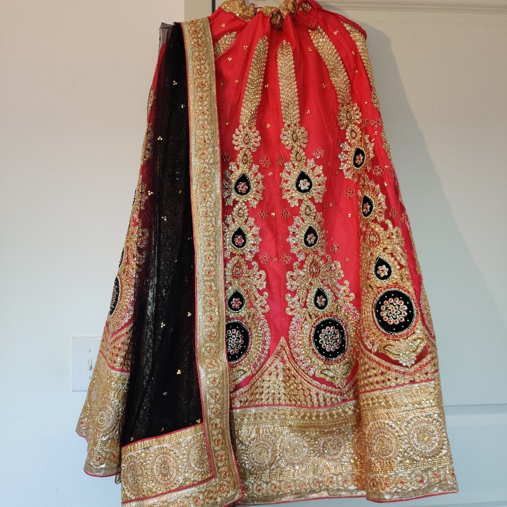 Women's Ethinc Indian Lengha Wedding Party Bollywood Lehenga